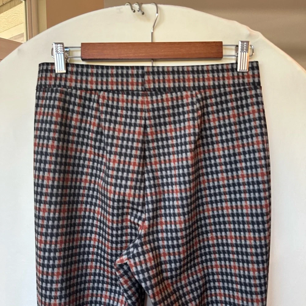 Sanctuary x Anthropologie Carnaby Kick Houndstooth Cropped Pants size M - Picture 5 of 7